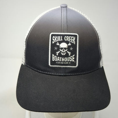 Boco Gear Skull Creek Boathouse Hilton Head Island Black Trucker Hat One Size