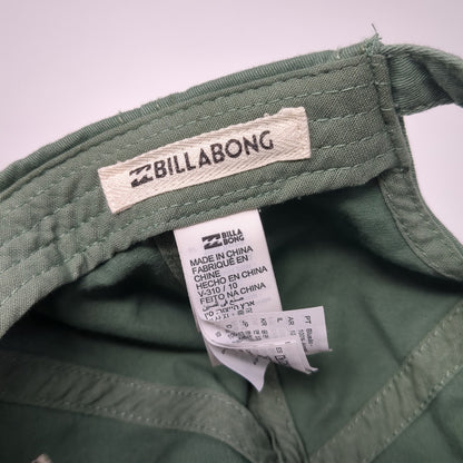 Welcome To Pardise Slideback Baseball Cap Green One Size Adjustable Billabong