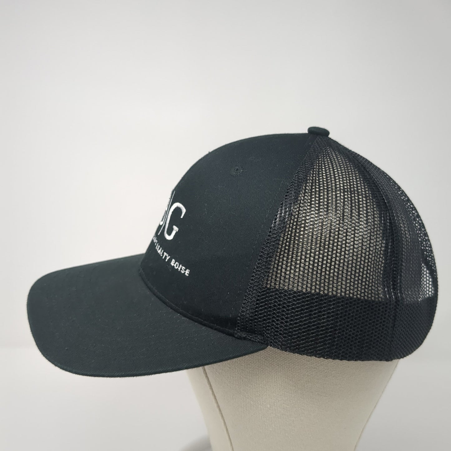 BG Keller Williams Realty Boise Trucker Hat Black One Size Mesh Back