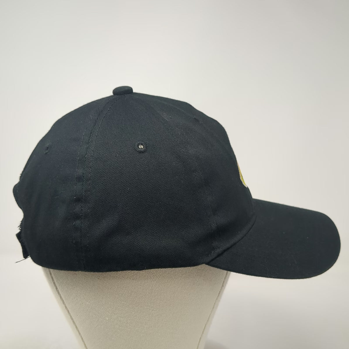 Eckrich Since 1894 Logo Baseball Cap Black One Size Strapback Embroidered Hat