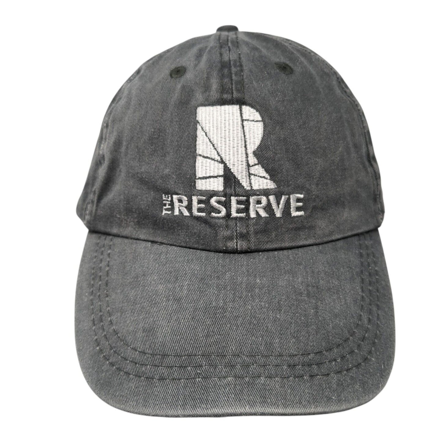 The Reserve Slideback Hat Gray One Size Adjustable Simplicity 6 Panel