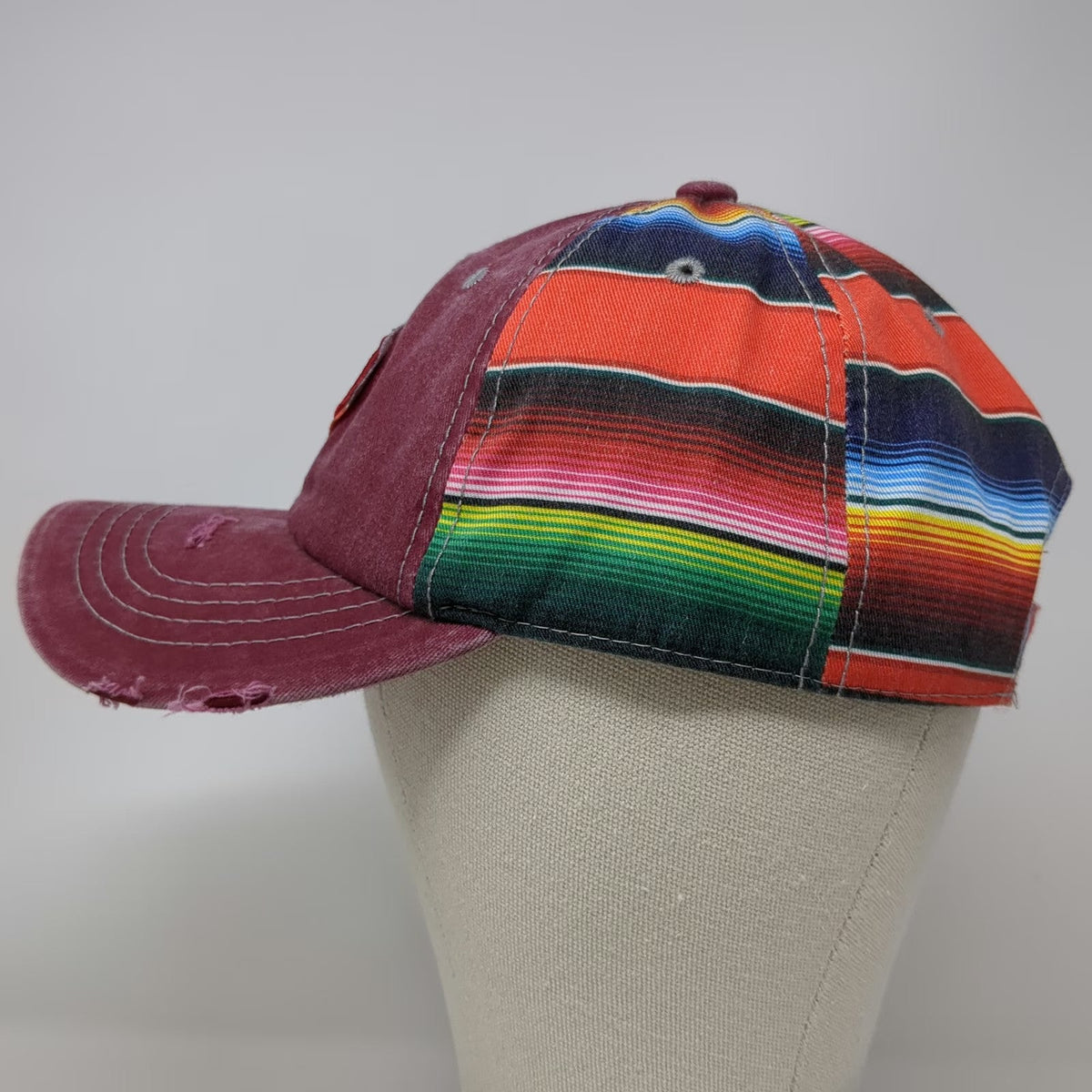 Hat Republic Baseball Cap Purple Red Blue Green Pink One Size Texas Serape Hat