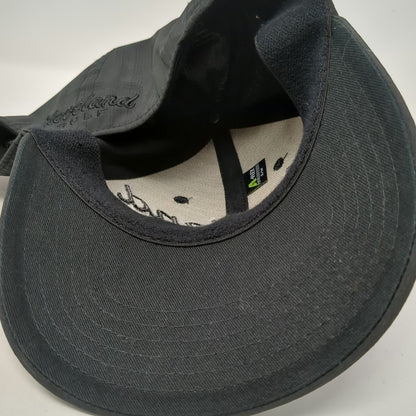 Cleveland Golf Baseball Cap Black M Fitted Textured A-Flex Stretch Fit Hat