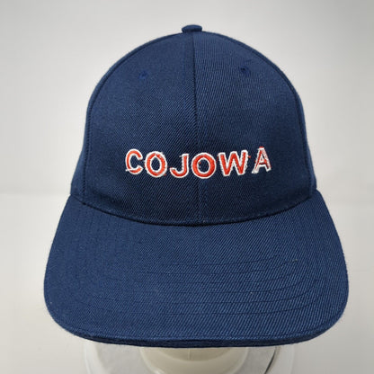 COJOWA Slideback Hat Blue One Size Adjustable Embroidered 6 Panel