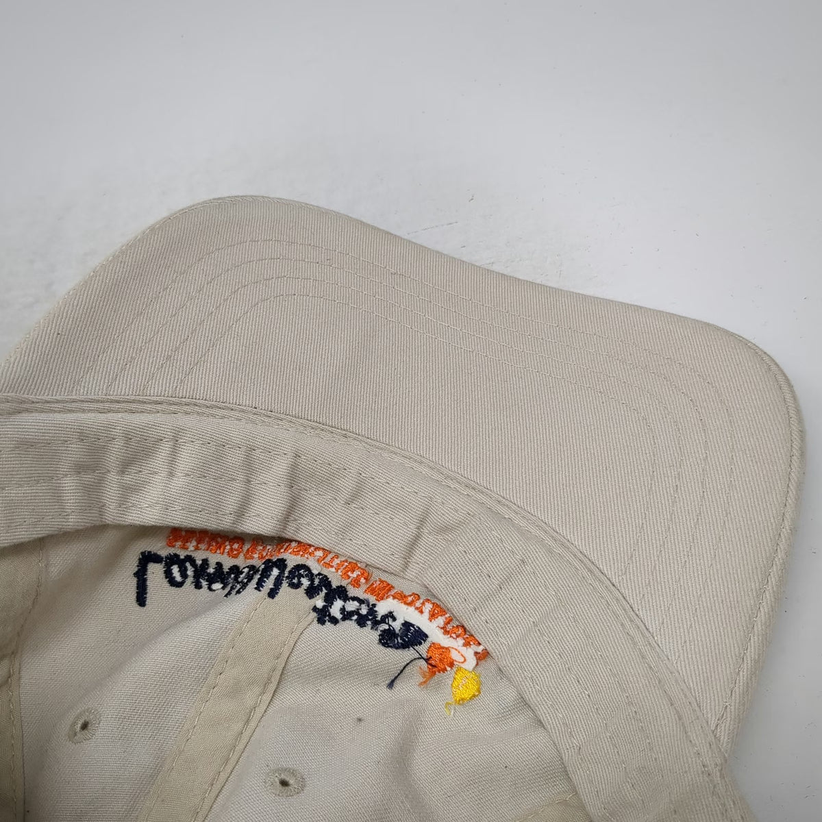 Cap America Lamb Weston Potato Logo Beige Baseball Hat One Size Adjustable Slide