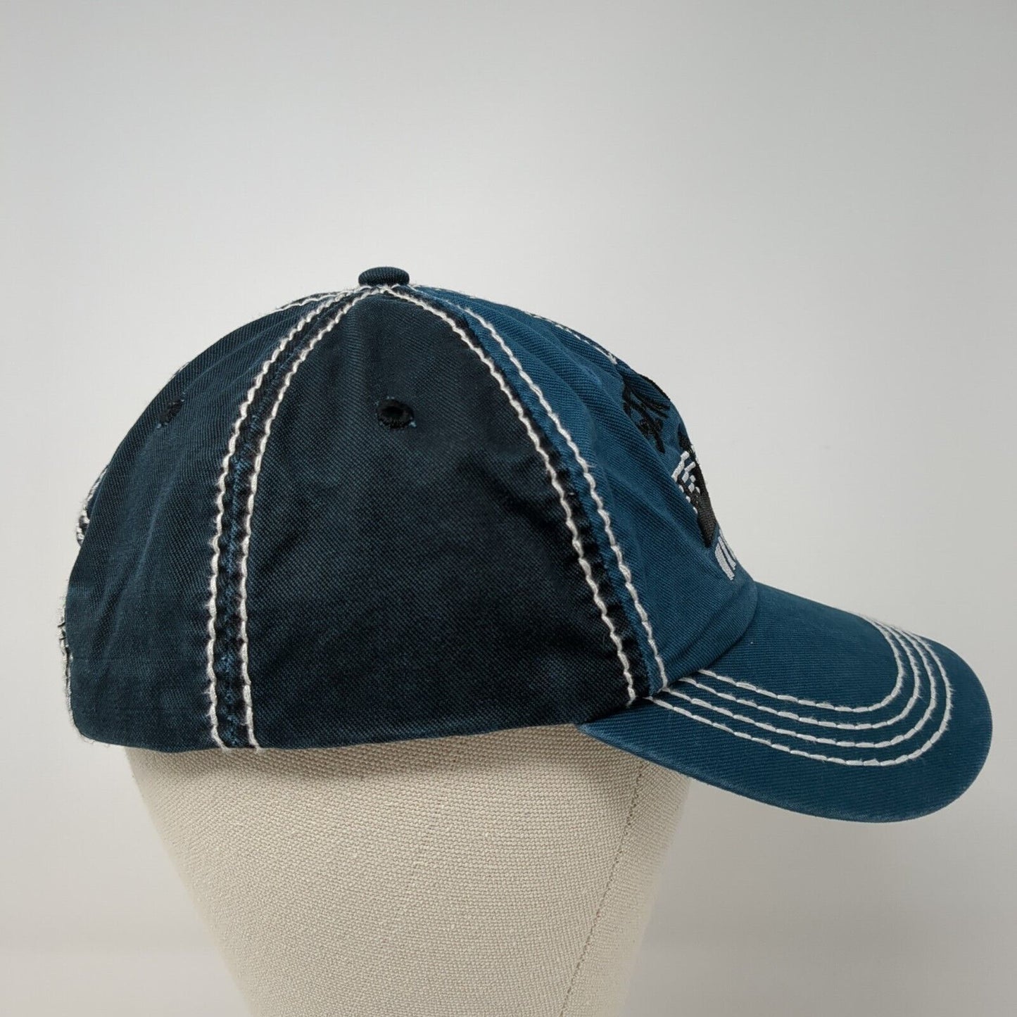 Seattle Washington Slideback Hat Blue One Size Adjustable Embroidered ACE USA