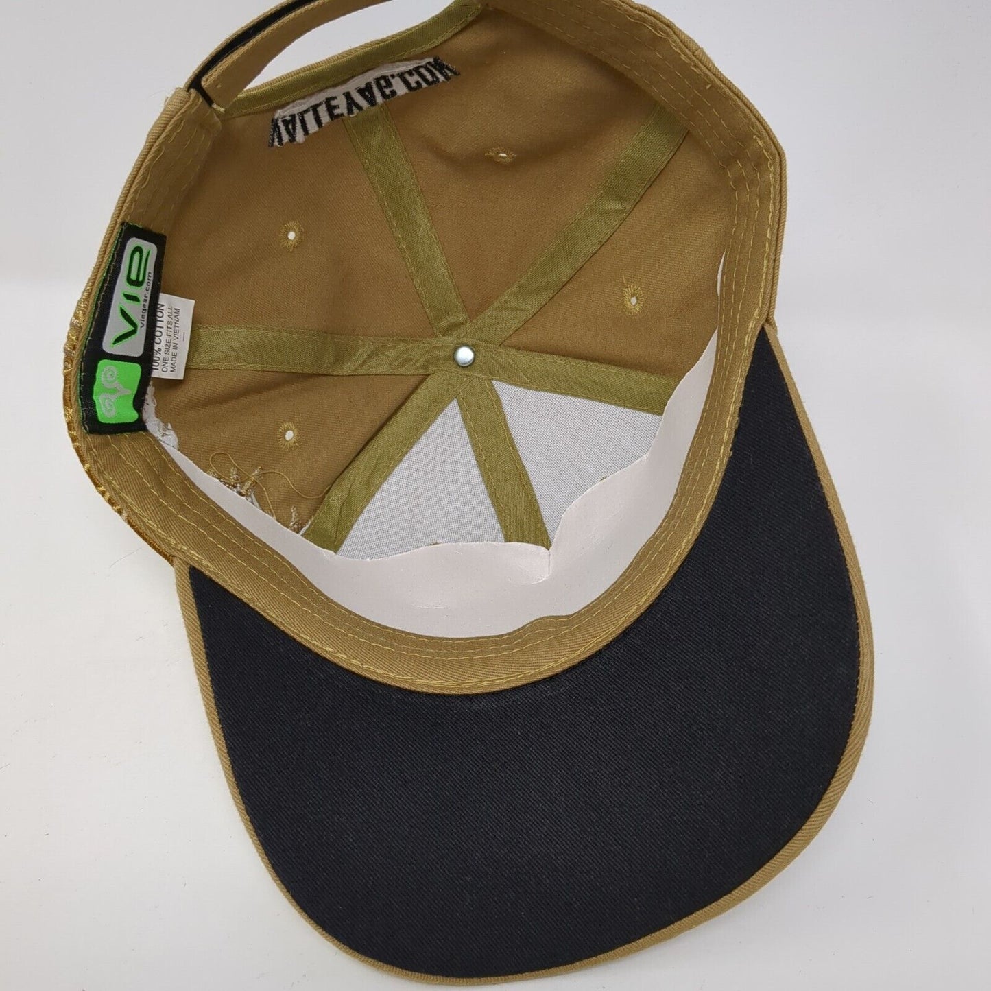Valley Agronomics LLC Strapback Hat Tan One Size Adjustable Embroidered Vie Gear