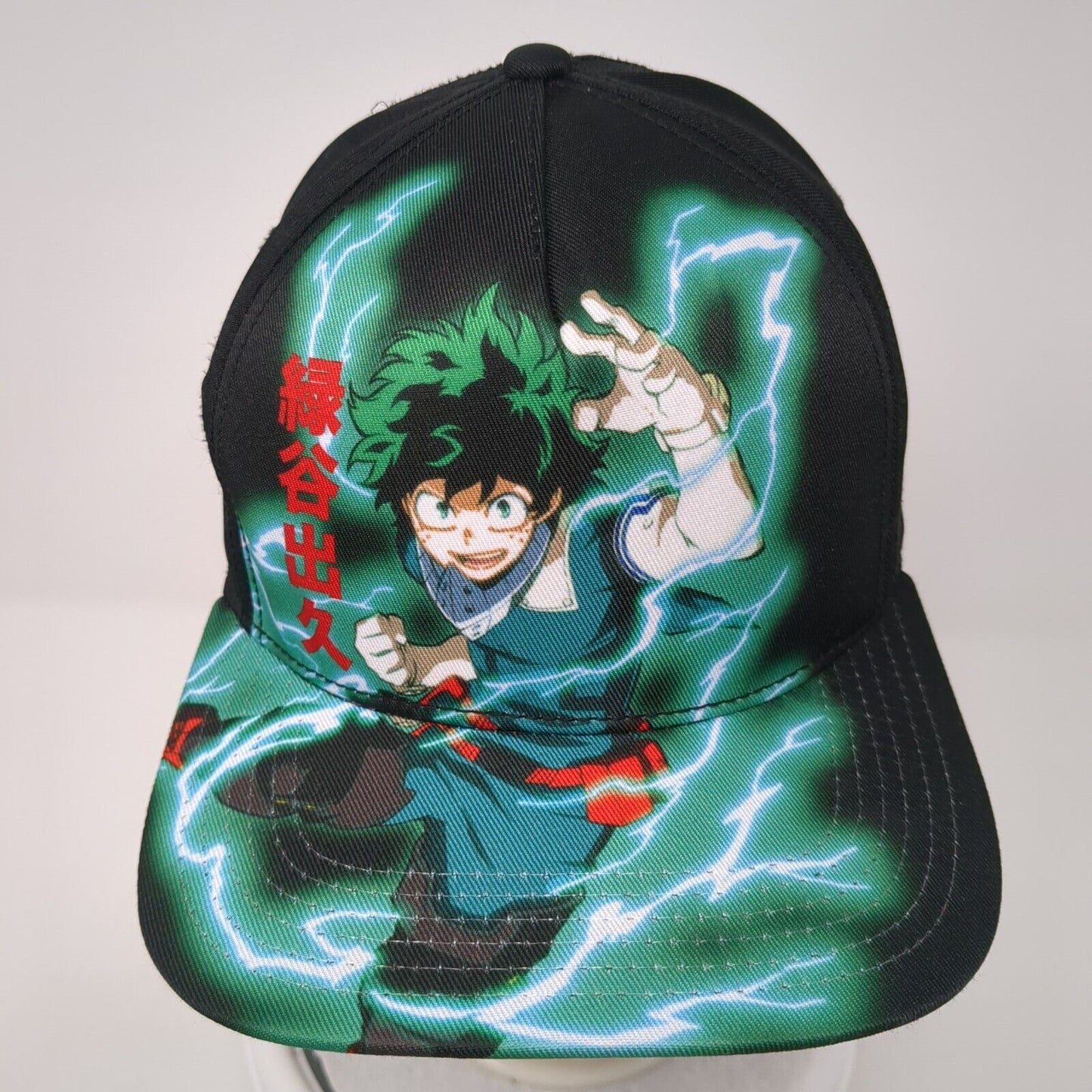 Deku My Hero Academia Snapback Hat Multi One Size Adjustable Anime