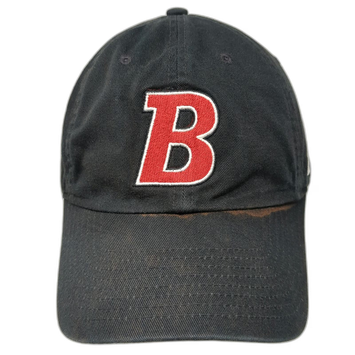 Nike Baseball Cap Black OSFM Letter B Embroidered Slideback Hat Cotton Swoosh