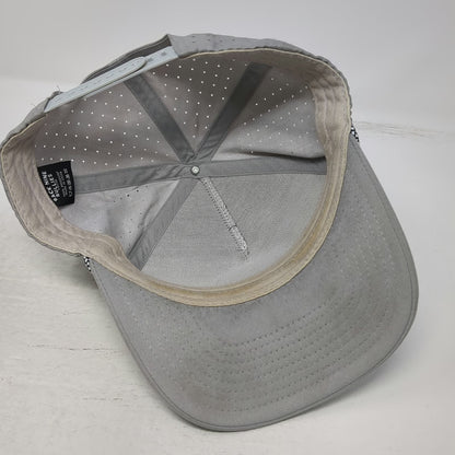 Back Nine Bullies Trucker Hat Gray One Size Rope Perforated Golf Snapback
