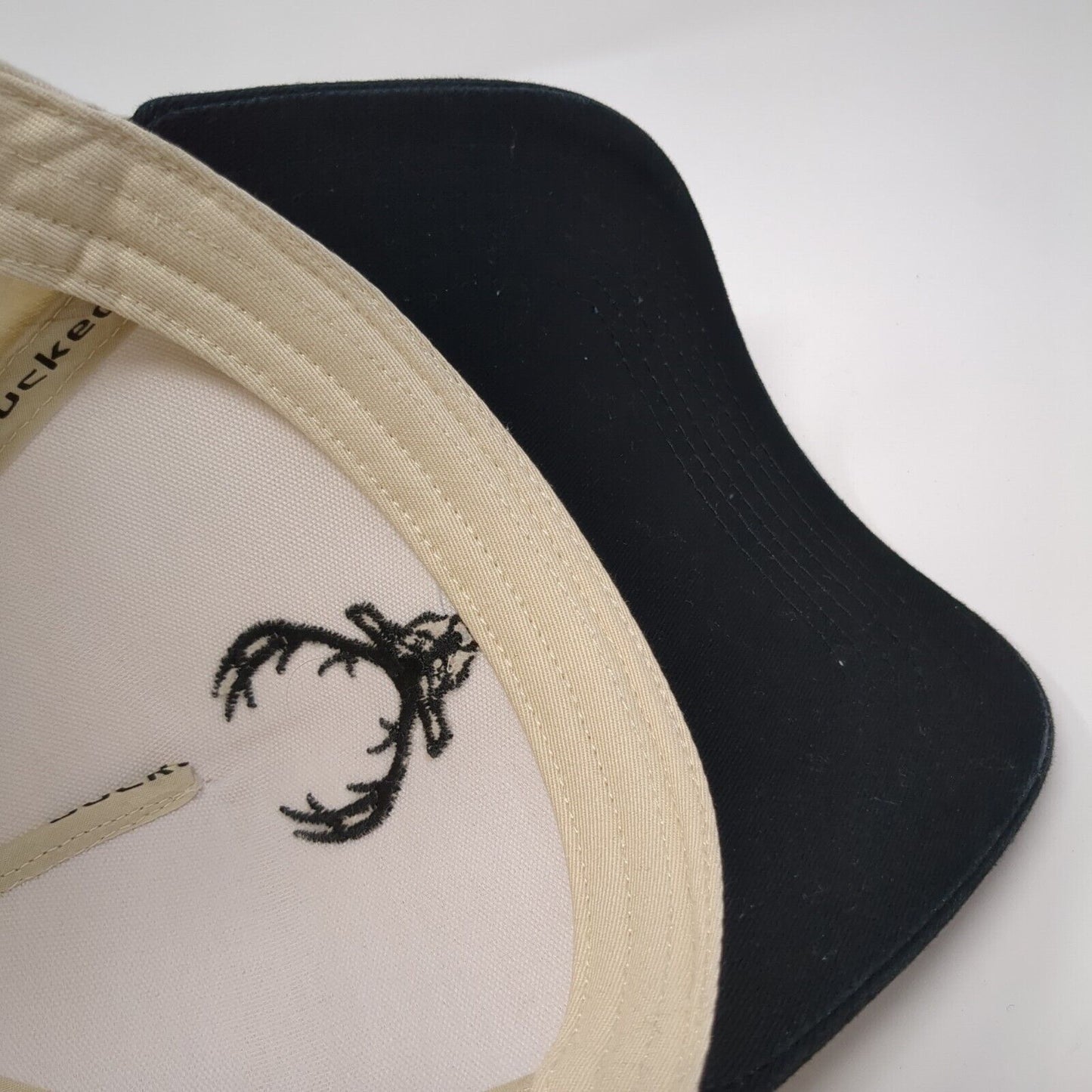 Buckedup.com Snapback Hat Tan One Size Adjustable Embroidered 6 Panel Cotton