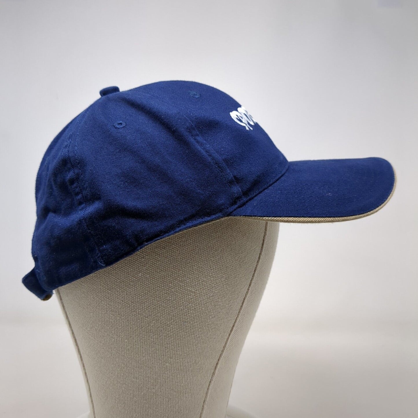 Sportz by Napier Slideback Hat Blue OSFA Adjustable Embroidered 6 Panel Cotton
