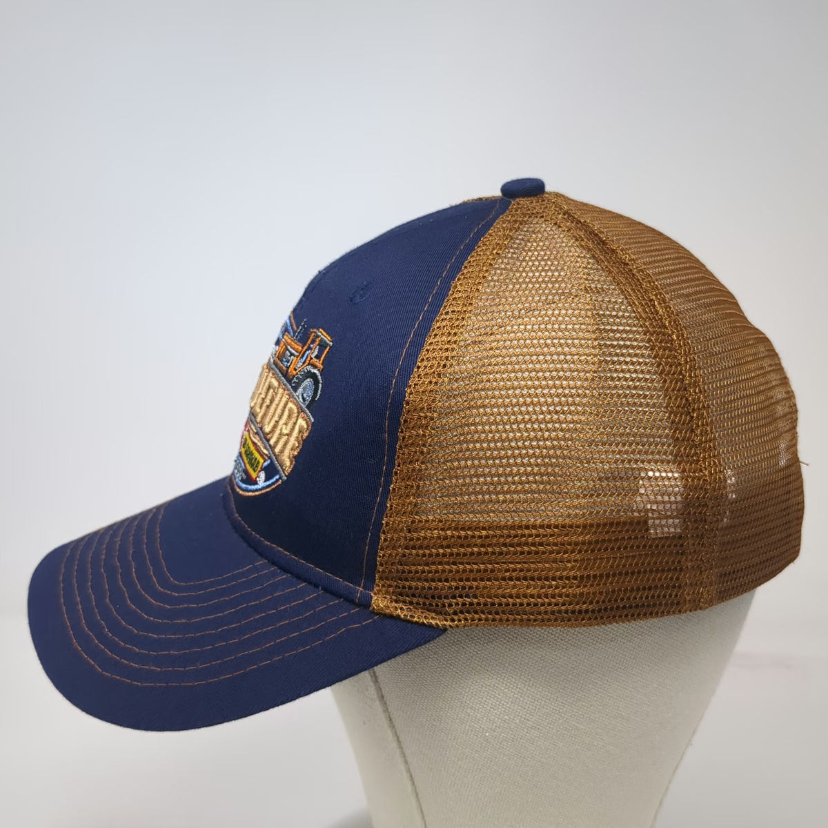 Hiphic Trucker Hat Blue One Size Agriculture Les Schwab Tires Snapback Mesh