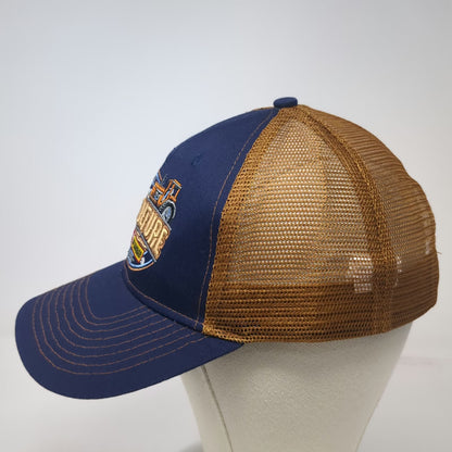 Hiphic Trucker Hat Blue One Size Agriculture Les Schwab Tires Snapback Mesh