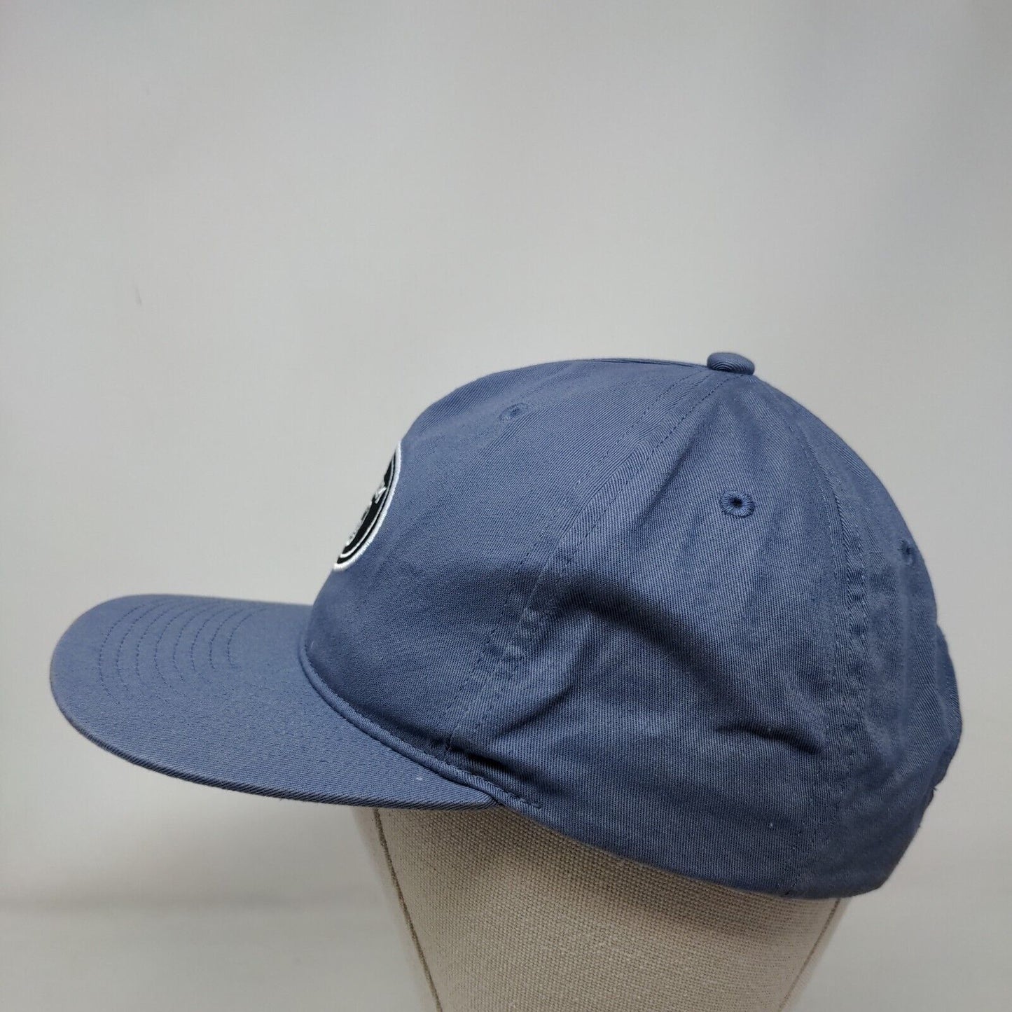 Volcom Made Stone Snapback Hat Blue One Size Adjustable Embroidered 6 Panel