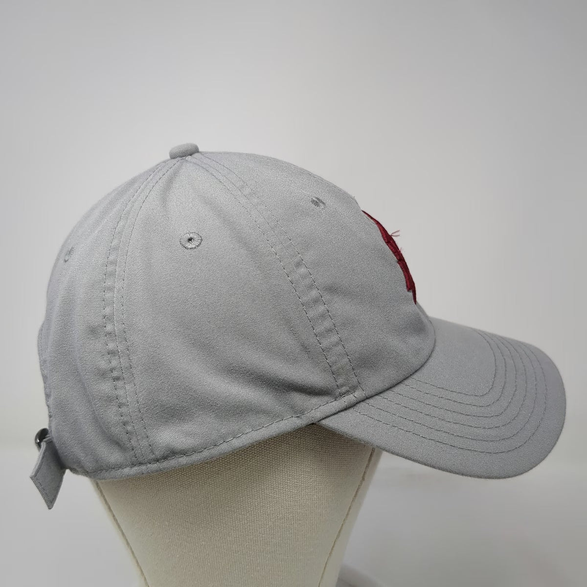 Washington State Cougars NCAA New Era Gray One Size Slideback Hat Cap OSFM Logo