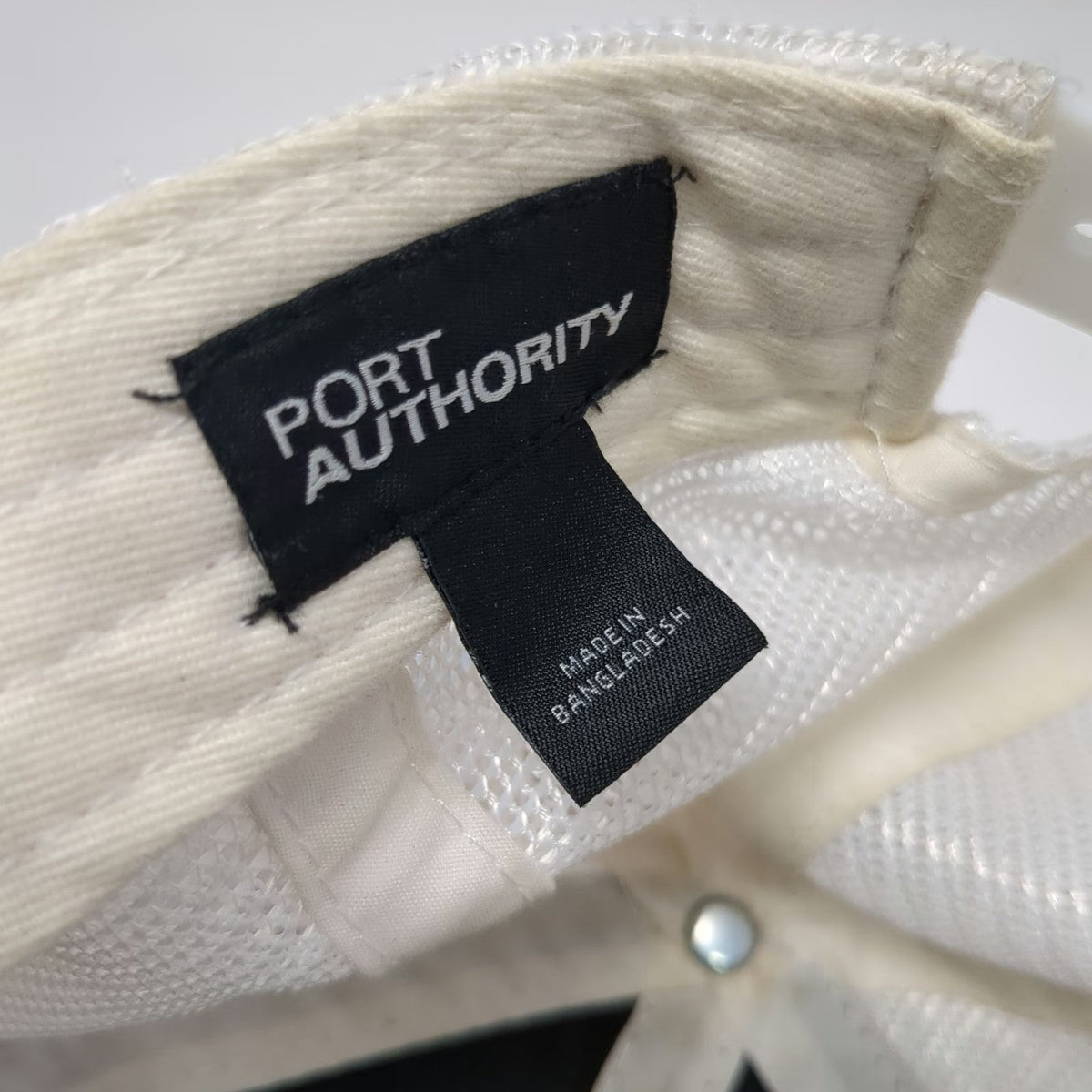 Port Authority Trucker Hat Black One Size Chimpy Tees Logo Mesh Back Snapback