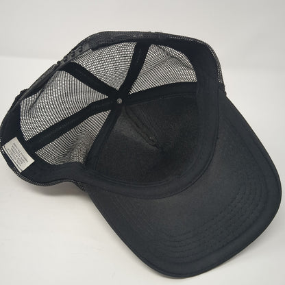 Intrepid Clothing Co. Trucker Hat Black One Size Adjustable Mesh Back Rope