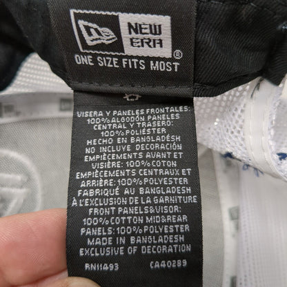 New Era Snapback Mesh Back Trucker Hat Blue One Size Inspire Hope