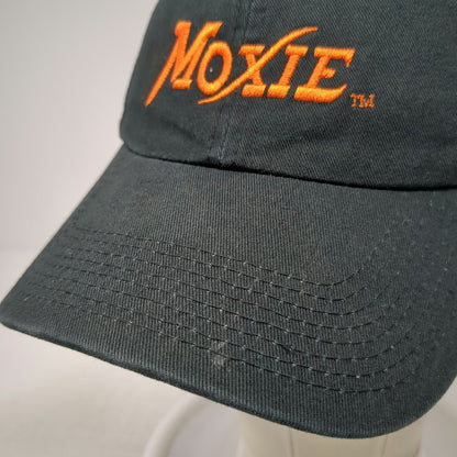 Fahrenheit Baseball Cap Black OS Embroidered Moxie Logo Hat Slideback Cotton