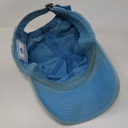Southern Tide Slideback Hat Blue One Size Embroidered Fish 6 Panel