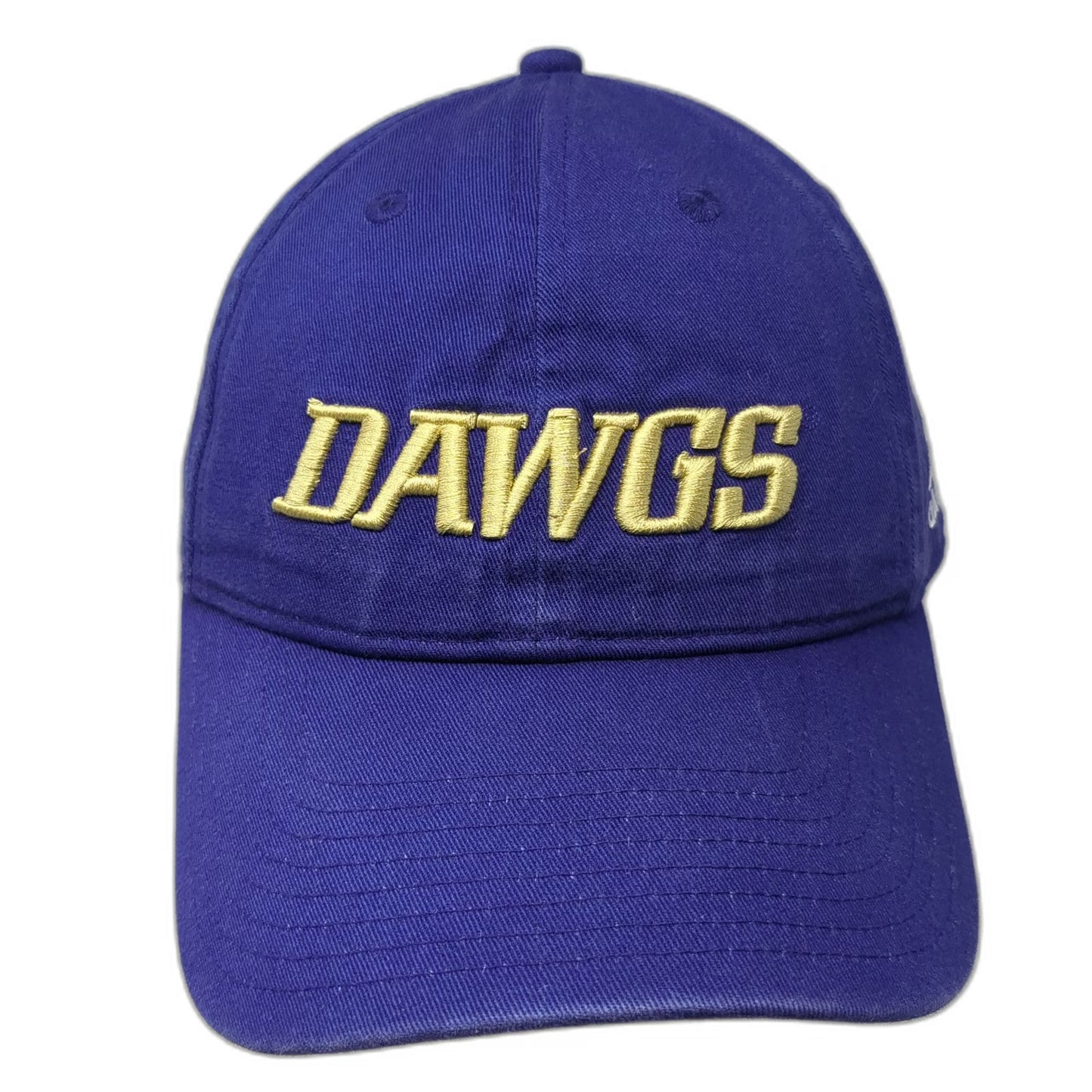 Adidas Washington Huskies NCAA Cap Blue Gold One Size Dawgs Logo Strapback Hat