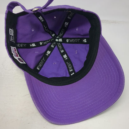 New Era Toronto Raptors NBA Purple Cap One Size HWC 9TWENTY Slideback Hat Retro