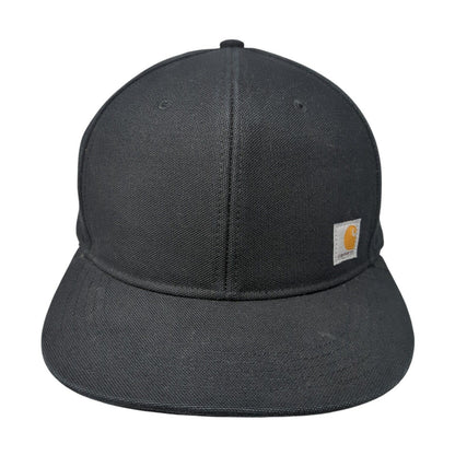 Carhartt Snapback Hat Black One Size Adjustable Embroidered Vented Holes