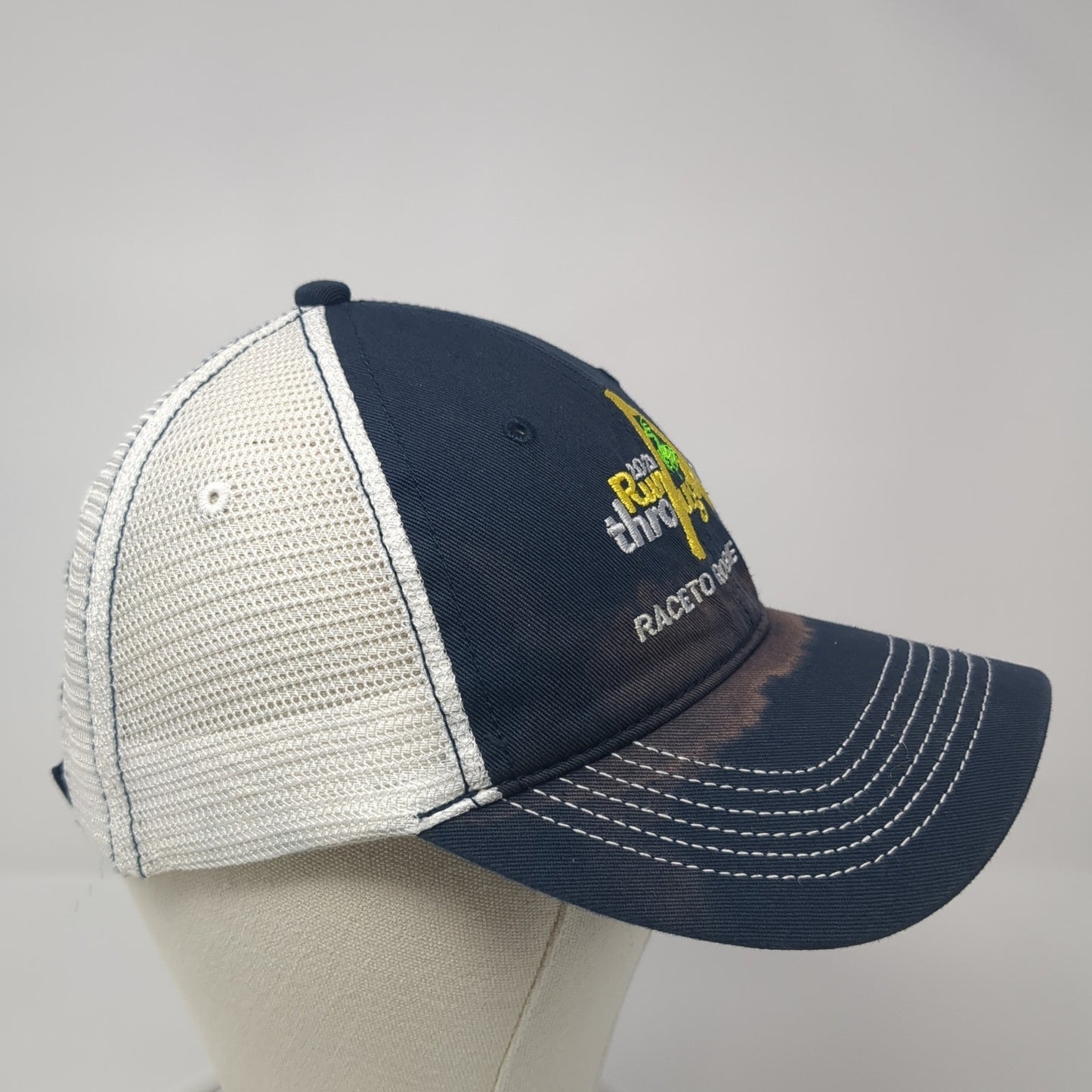 Race To Robie Creek Run Through It 2021 Trucker Hat Blue One Size District