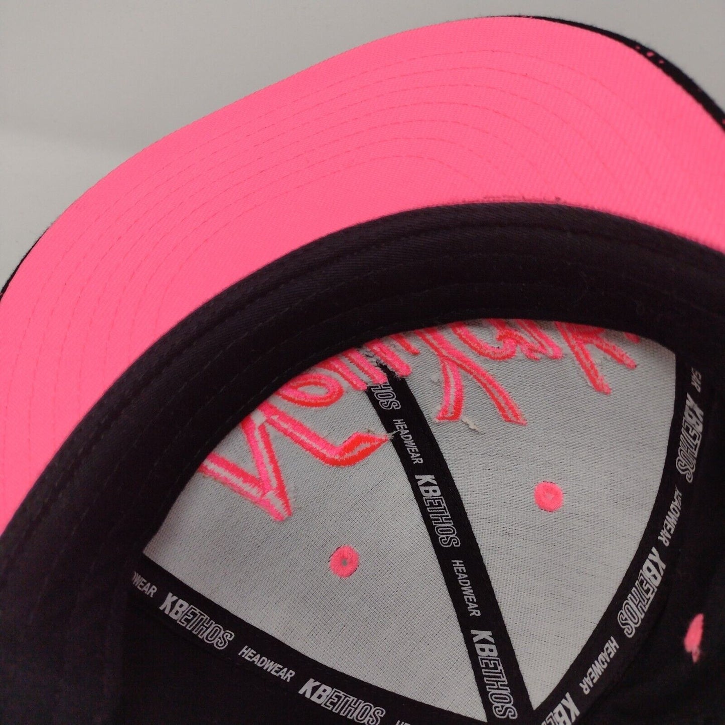 New York Snapback Hat Multi OSFA Embroidered Paint Splatter KB ETHOS