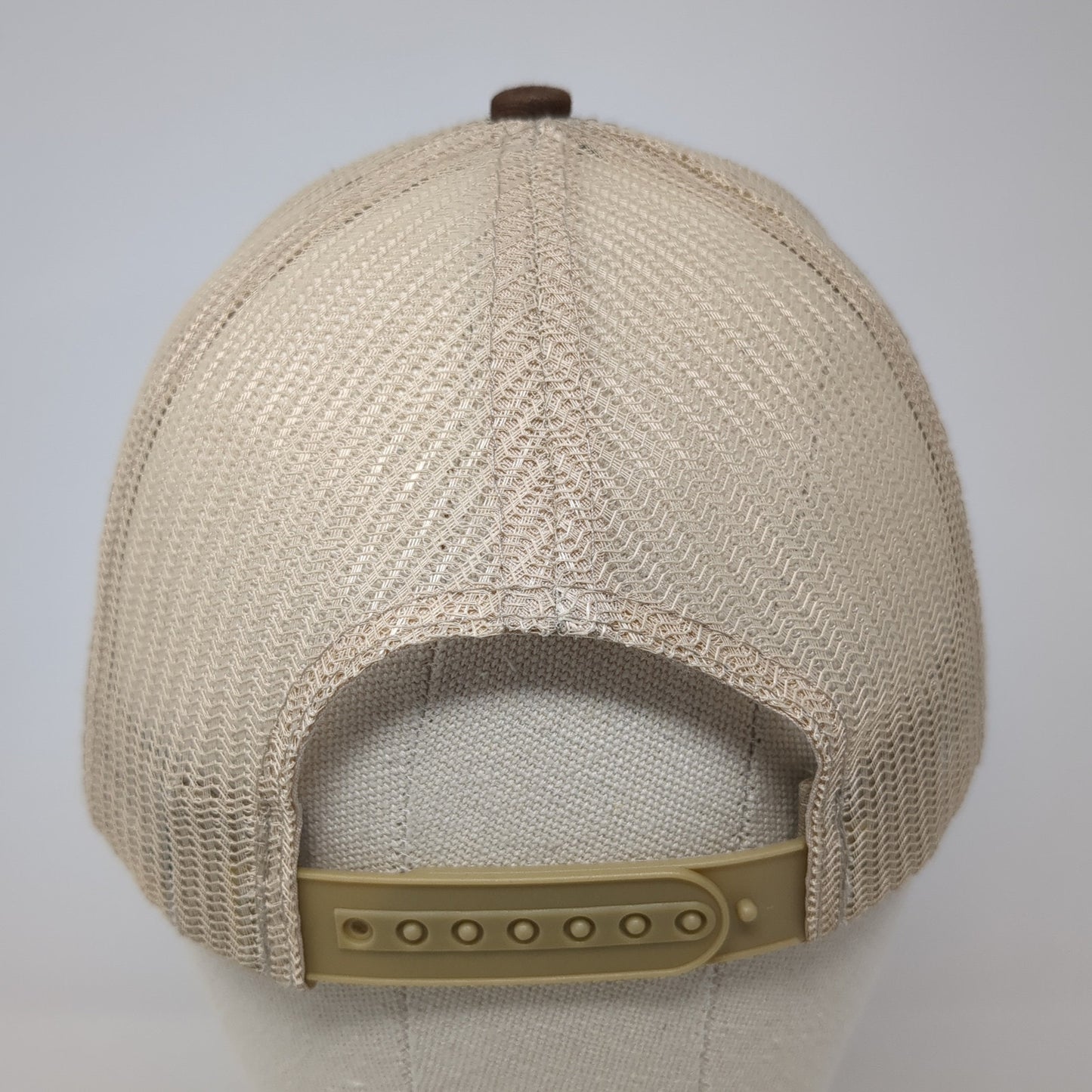 McCall Brewing Company Snapback Trucker Hat Brown One Size Mesh Back