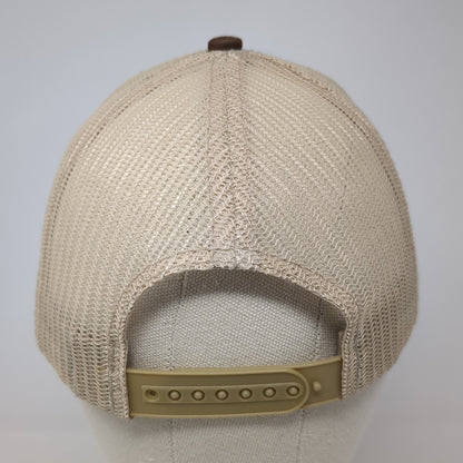 McCall Brewing Company Snapback Trucker Hat Brown One Size Mesh Back