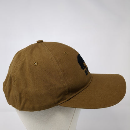 Beer Strapback Hat Brown One Size Adjustable Embroidered Richardson