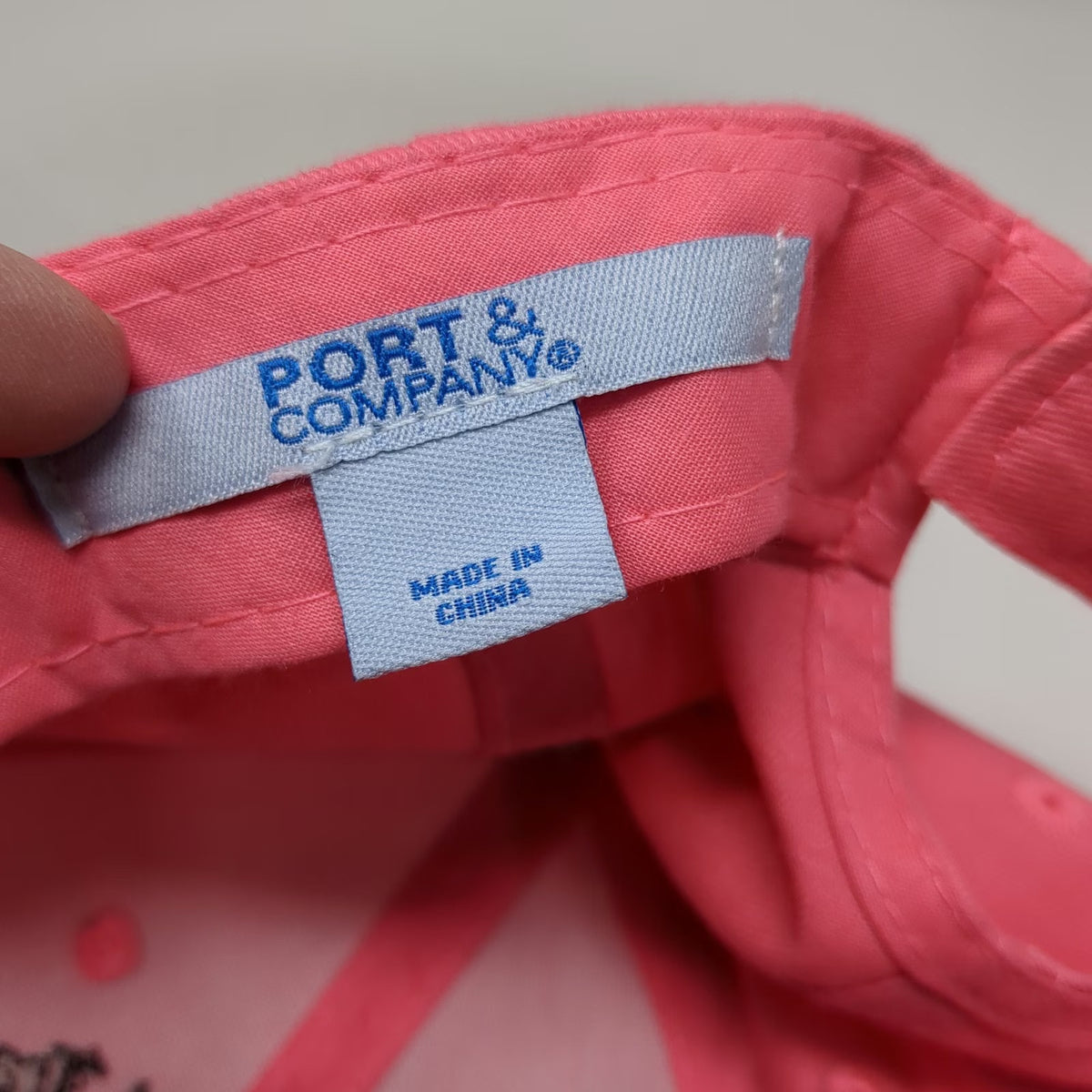 Port & Company Baseball Cap Pink One Size Emergency Blood Transport Medical Hat