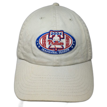 Baseball Cap Beige One Size Phillies 2004 Citizens Bank Park McDonalds Logo Hat