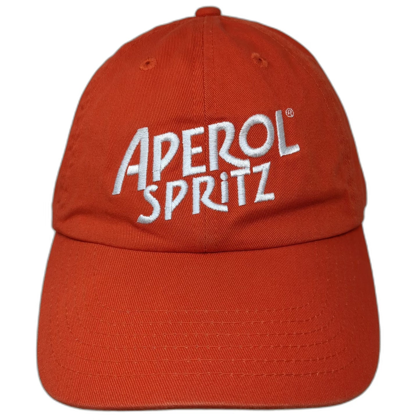 Aperol Spritz Orange Baseball Cap One Size Slideback Embroidered Cotton Hat