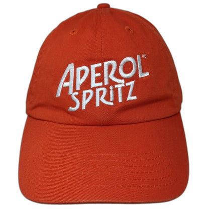 Aperol Spritz Orange Baseball Cap One Size Slideback Embroidered Cotton Hat