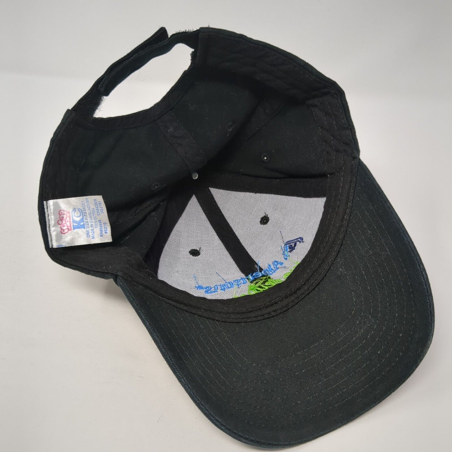 Albertsons We Deliver Strapback Hat Black One Size Adjustable Embroidered KC