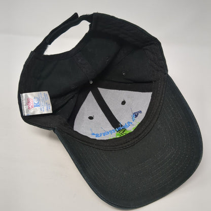Albertsons We Deliver Strapback Hat Black One Size Adjustable Embroidered KC