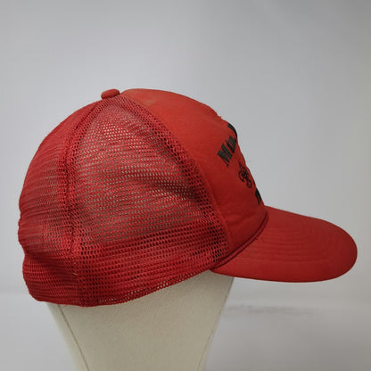 The Cincy Cap Red Trucker Hat One Size BSA Boy Scouts Troop 57 Mountain Home ID