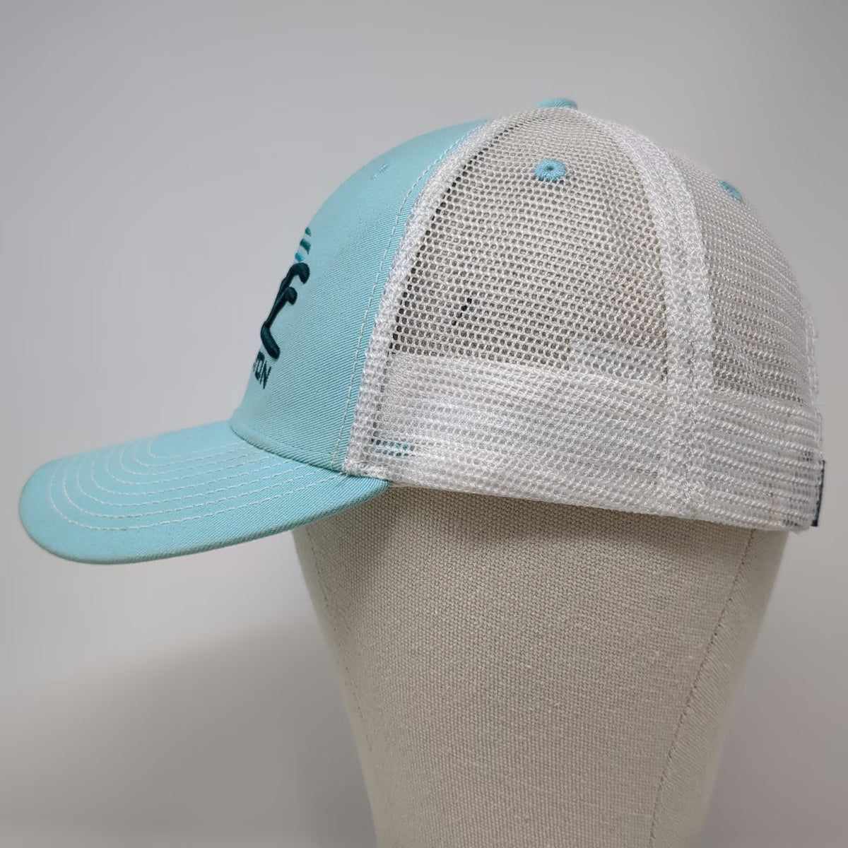 Ouray Trucker Hat Blue One Size Grand Canyon Embroidered Mesh Snapback Hiking