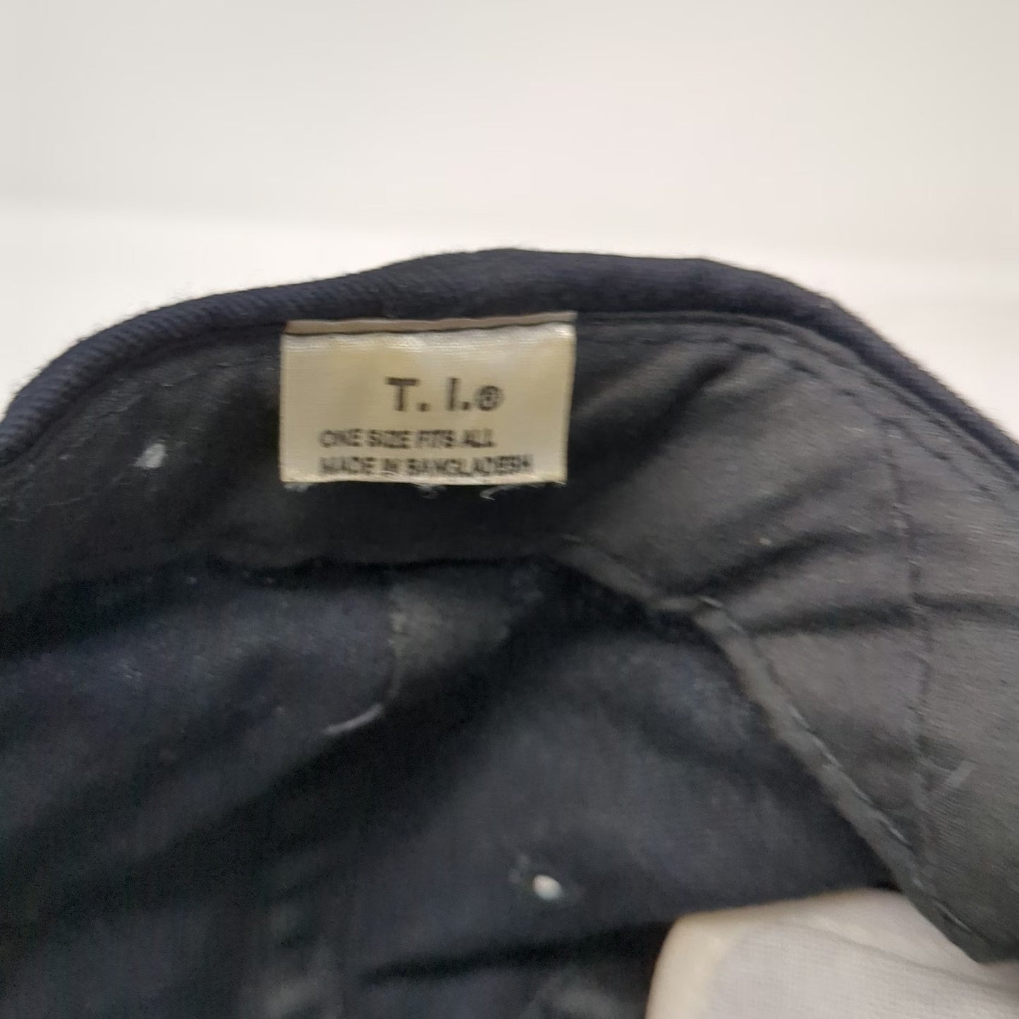 T. I. 5 Panel Black Hat One Size Snapback Rope The Alliance Allentown Detroit