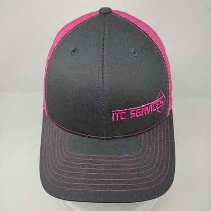 ITC Services Snapback Trucker Hat Multi OSFA Mesh Back Colorblock