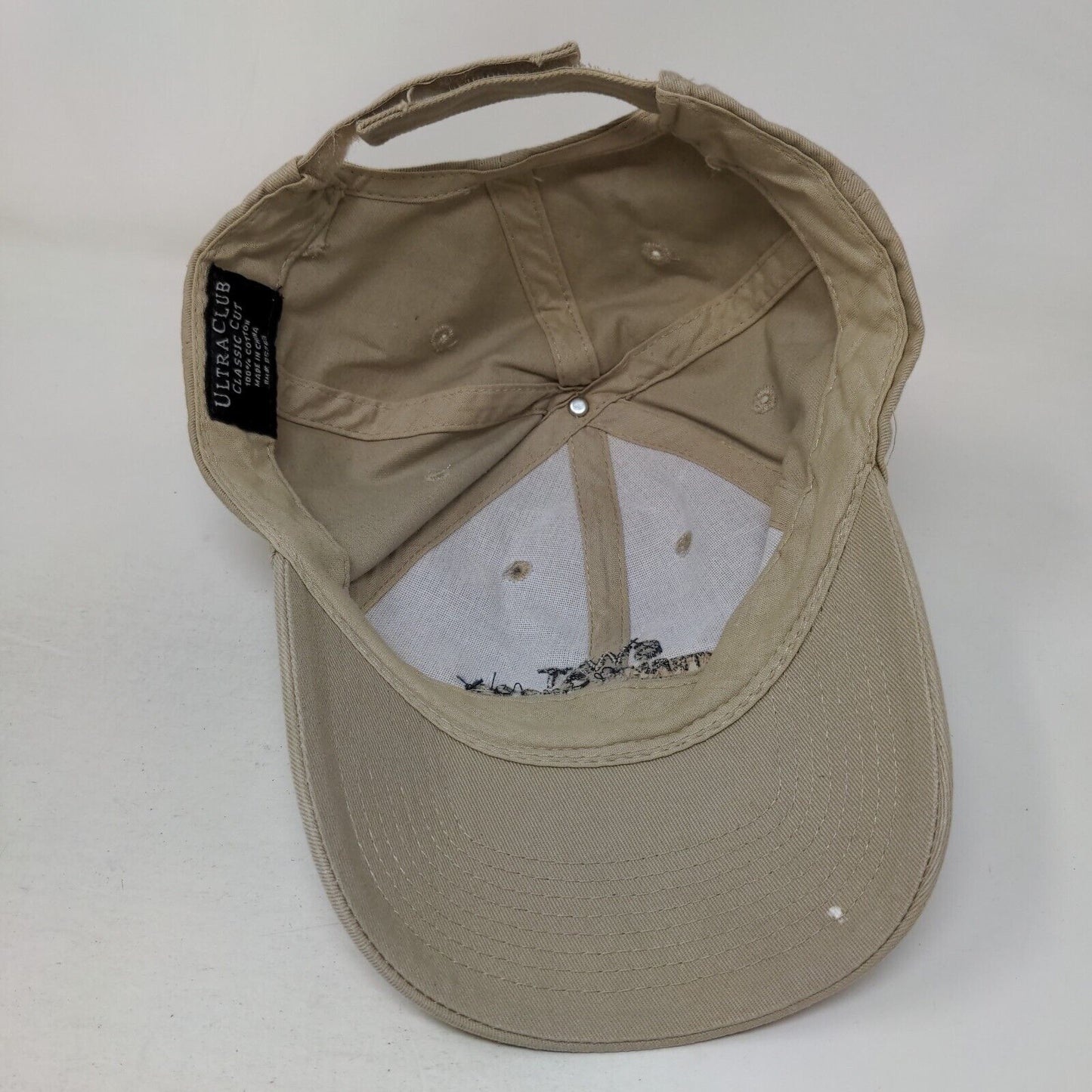 Swat Exterminating Co. Strapback Hat Tan One Size Ultra Club Classic Cut