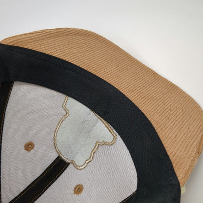 Dr. Squatch Snapback Hat Brown One Size Corduroy Rope Patch Sasquatch Bigfoot