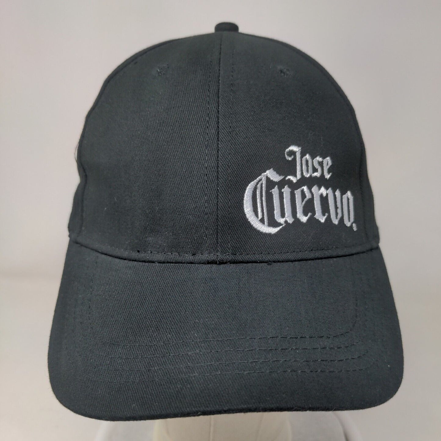 Jose Cuervo Slideback Hat Black OSFM Embroidered Adjustable 6 Panel