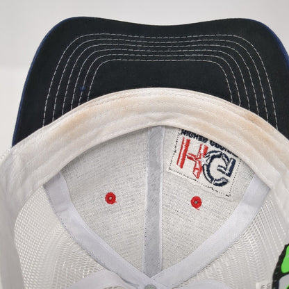 HG Higher Ground Sun Valley Strapback Trucker Hat Blue OS Mesh Back Vie Gear