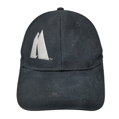 Kirkwood Slideback Hat Black One Size Adjustable Embroidered 6 Panel Vail Resort