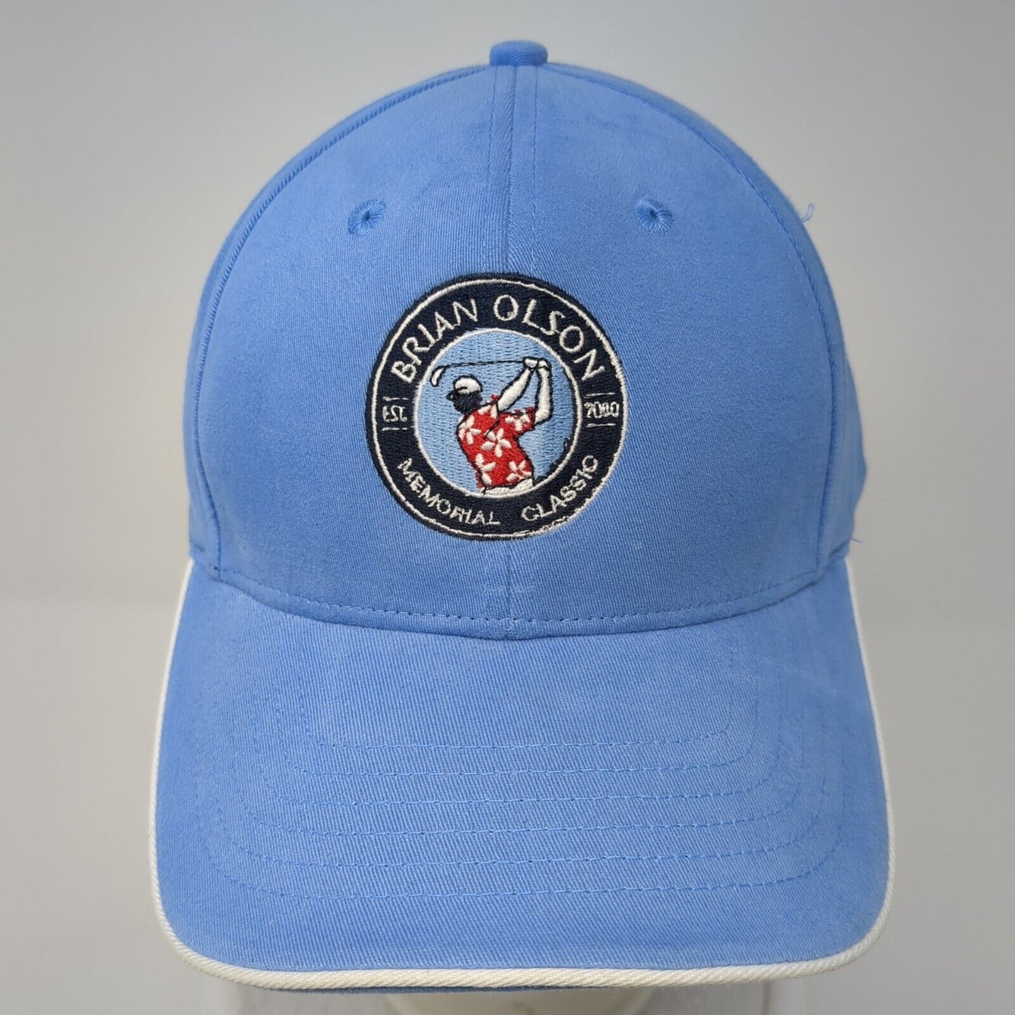 Brian Olson Memorial Classic Est. 2000 Fitted Hat Blue L/XL Nu-Fit KC Caps