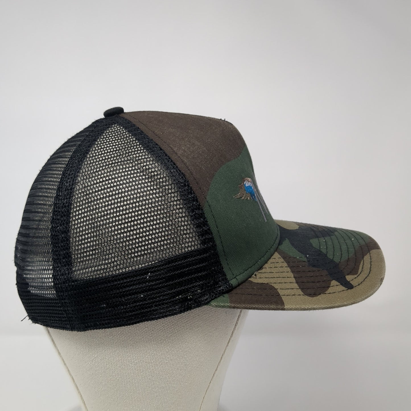 MM Wings Snapback Mesh Back Trucker Hat Multi Camo One Size New Era